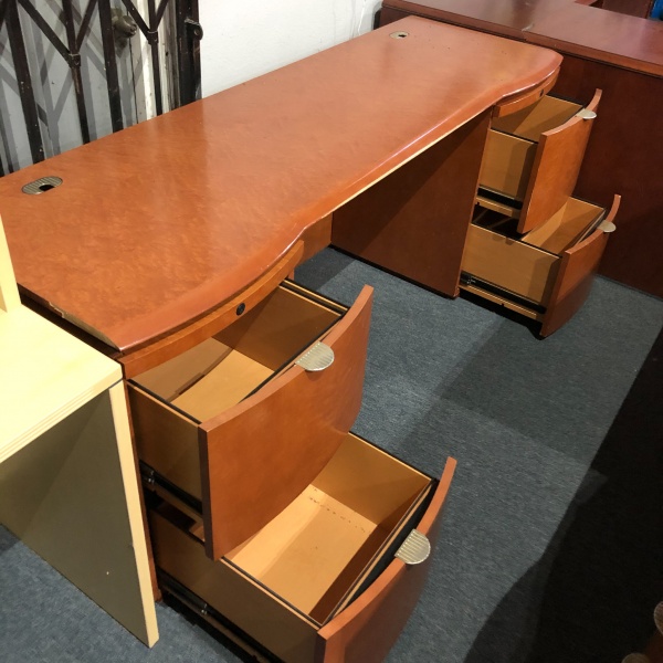 credenza from an executive desk set up