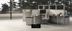modern open office cubicles