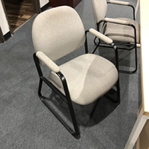 light grey office chair
