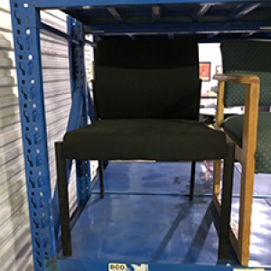 black preowned guest chair