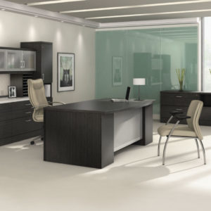 modern office executive setup